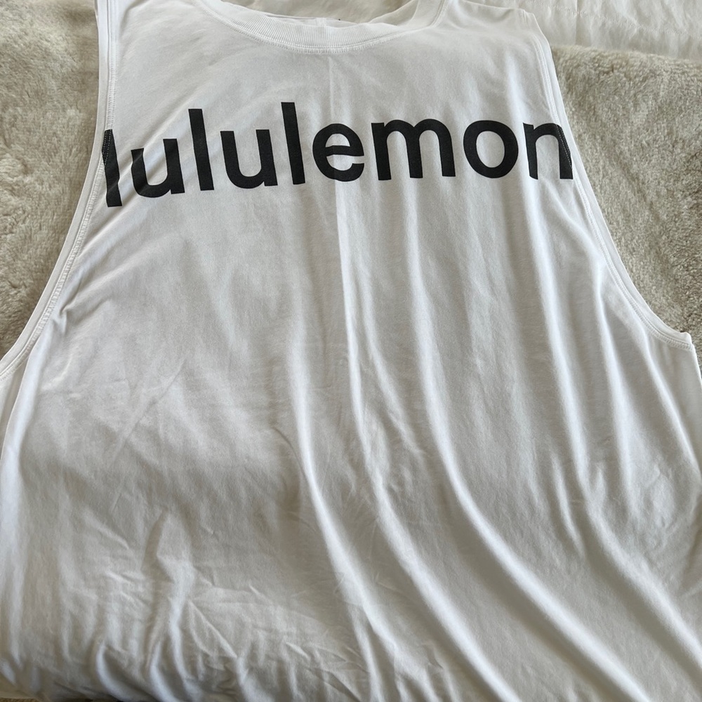 lululemon athletica White Tank Top